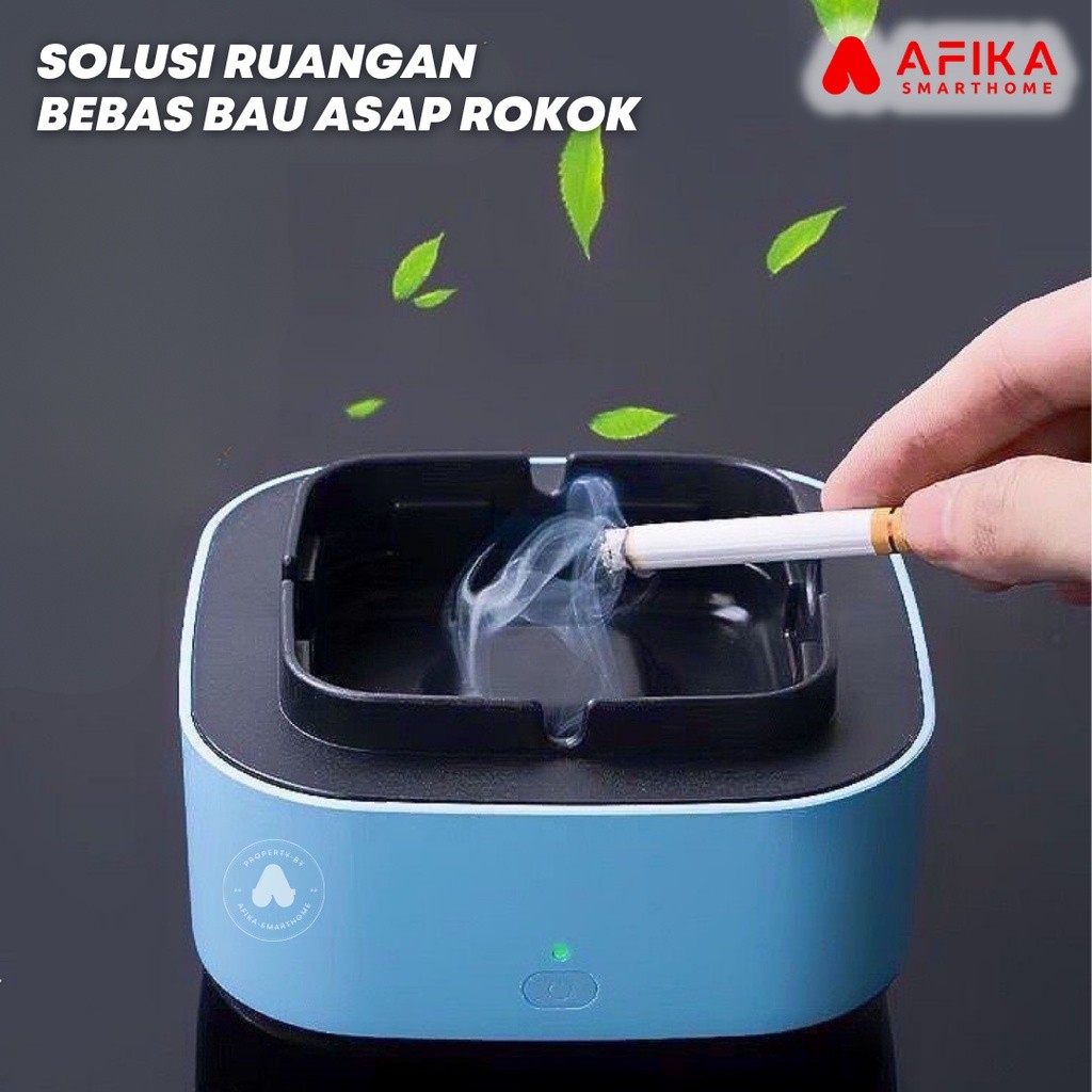 defatah.id - asbak penyedot asap rokok air purifier filter cigar ashtray