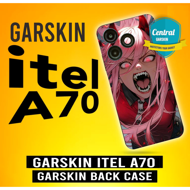

PROMO GARSKIN SKIN HP ITEL a70 MOTIF ZERO TWO BISA CUSTOM GAMBAR - ISI 2PCS - SKIN CASE ITEL A70
