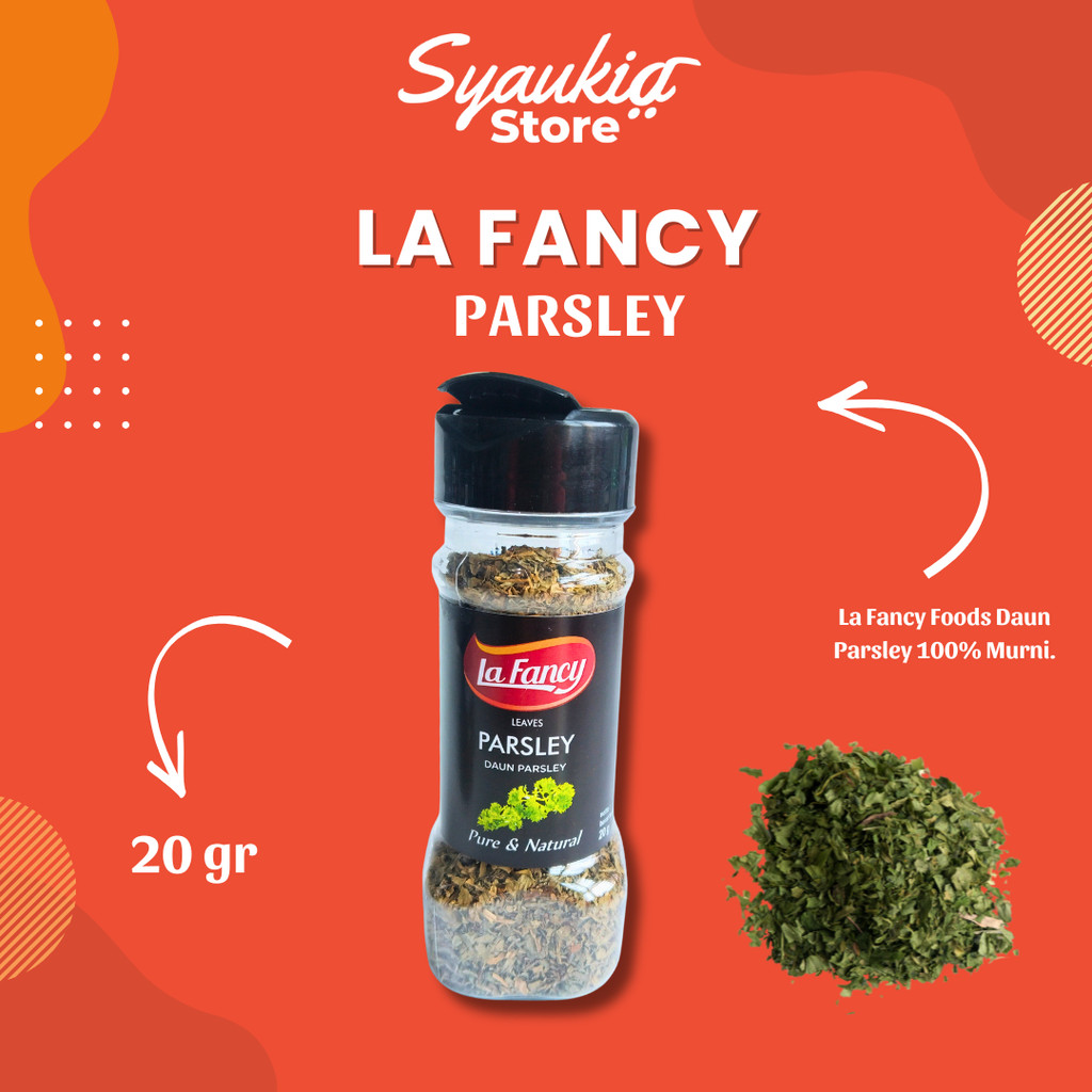 

La Fancy Foods Daun Parsley 100% Murni 20g Syaukia Store