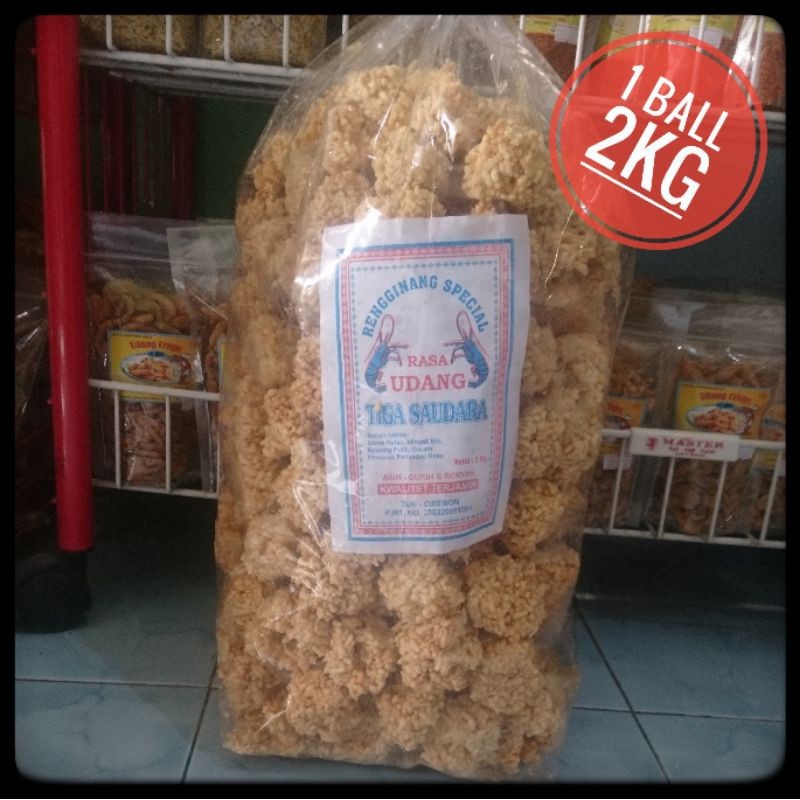 

Rengginang terasi 1ball Renginang ketan isi 2kg