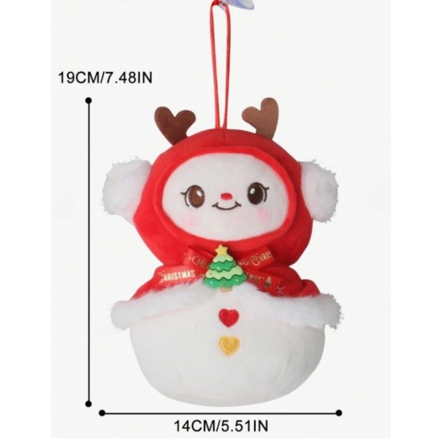 

Boneka Natal Stuffed Animal by Platefulnco - snowman 16cm