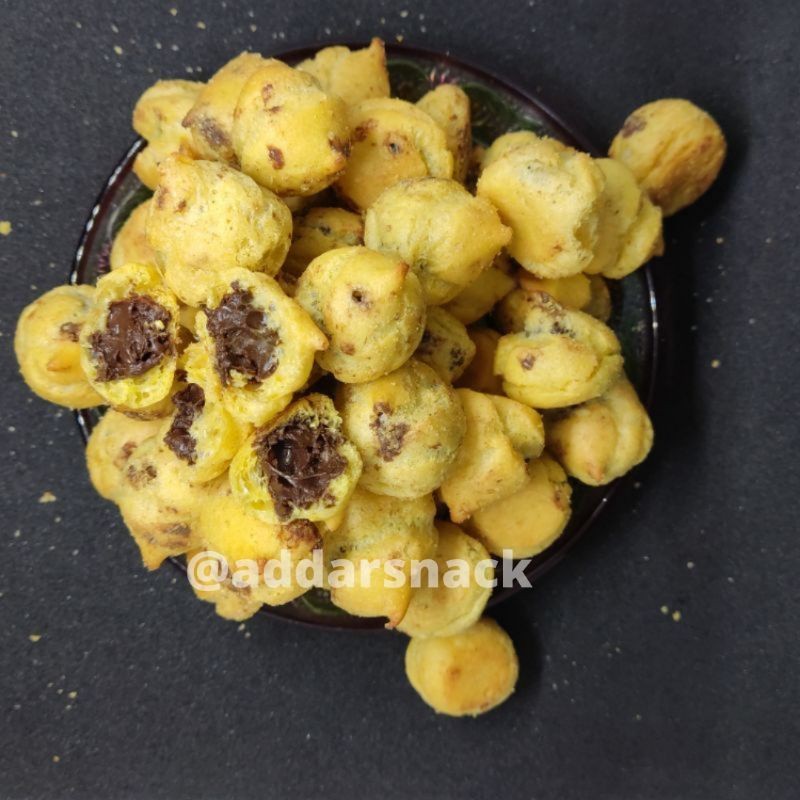 

Kue Kering Soes Coklat Lumer Snack Kekinian Kemasan Pouch READY
