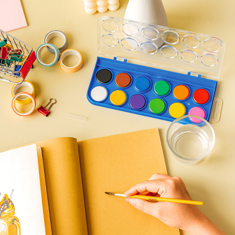 

[JK] Agatis - Watercolor Paint Cake - Cat Air untuk Anak