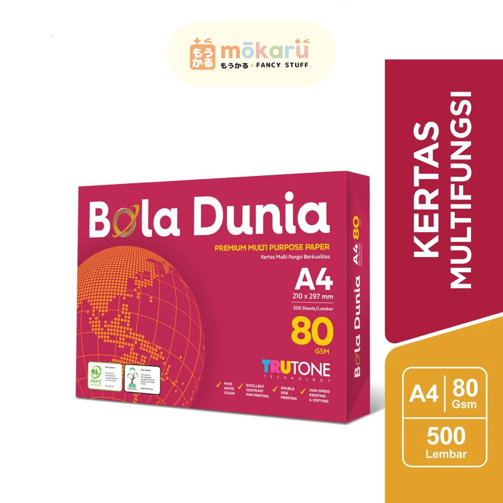 

Bola Dunia Kertas Print/Fotocopy A4 80GR