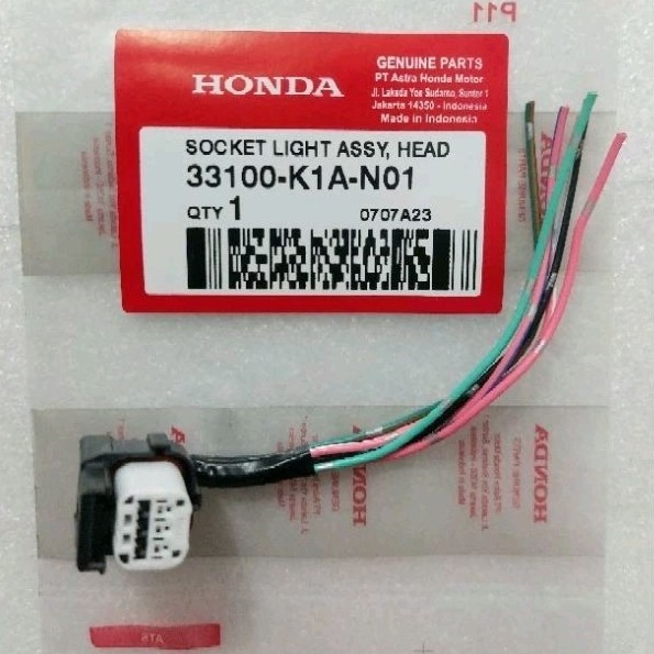 Soket Lampu Depan Beat Led Genio Scoopy Original