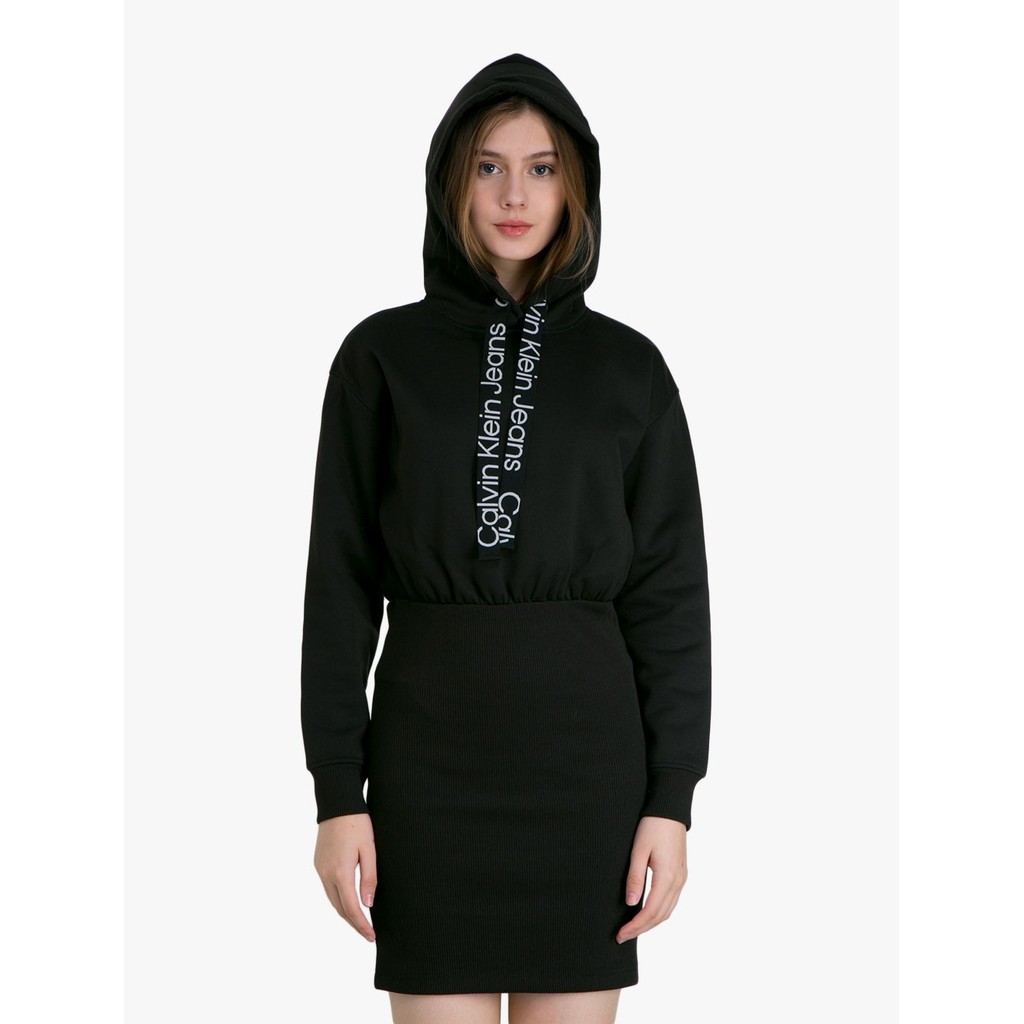 Calvin Klein Jeans - Logo Hoodie Dress