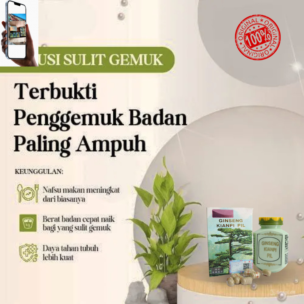 

Readyy! Solusi berat badan ideal sudah terbukti ampuh KAPSUL PENGGEMUK BADAN PENAMBAH NAFSU MAKAN #kianpi