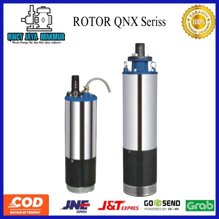 Pompa Celup Submersible Rotor QXN 12.5/5-7.5 10 HP Pompa Tambang Emas