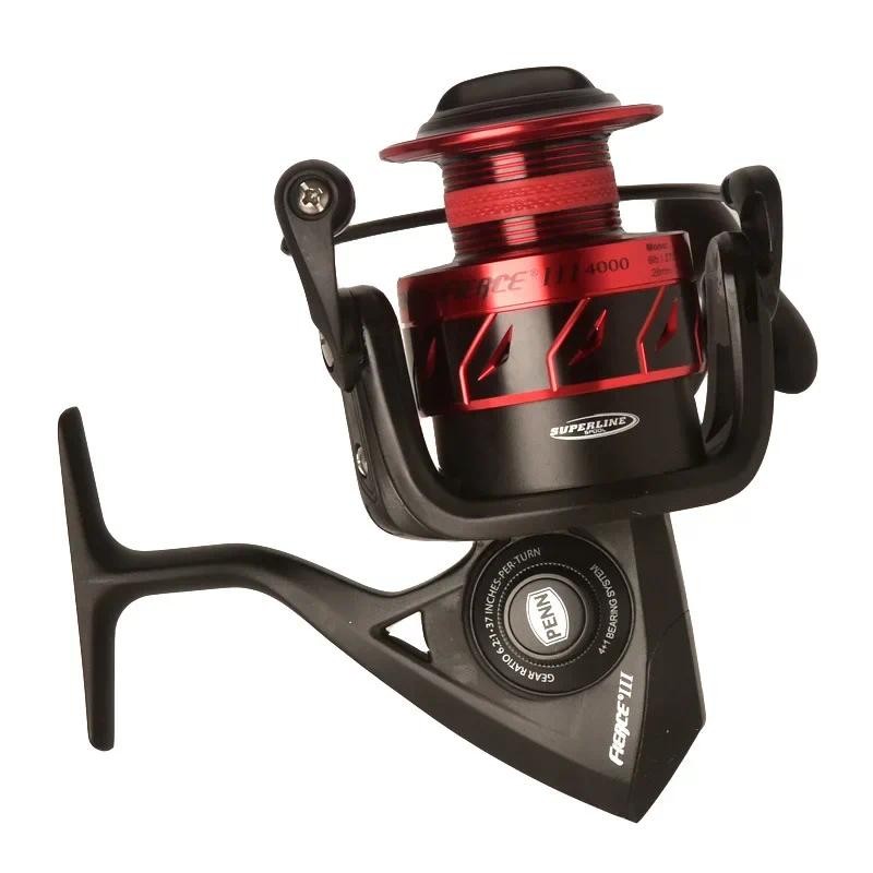 USA Original PENN FIERCE III FRC III with All Metal Body Spinning Reel 3000-8000 Saltwater Spinning 