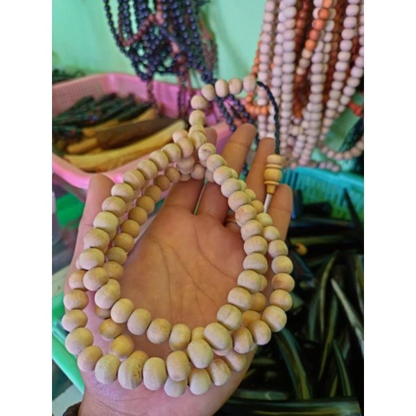 IMDAHANDICRAFT TASBIH KAYU BIDARA 99 BIJI 7 MM