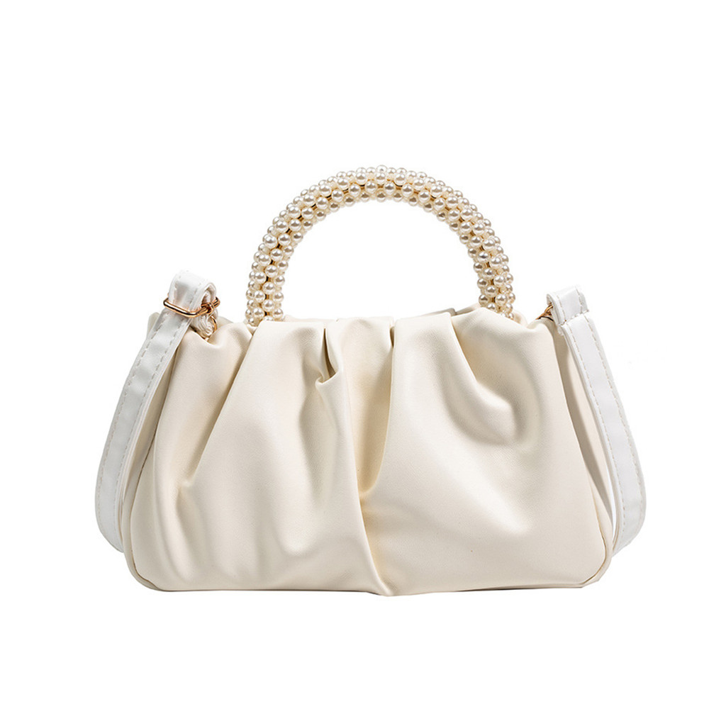 Tas Tangan Wanita Gesper Magnetik Lembut Kado Solid