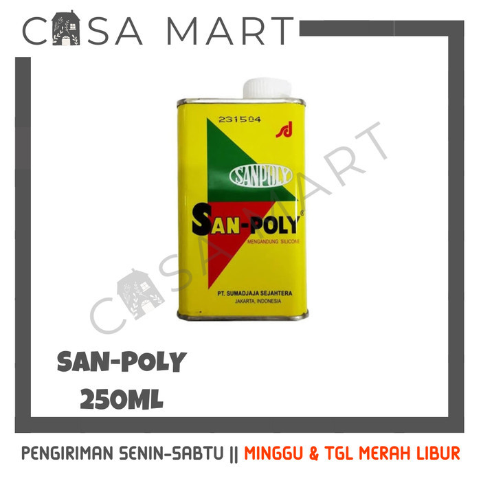 San-Poly 250ml / Sanpoly San Poly Pengkilat Cat Mobil Motor