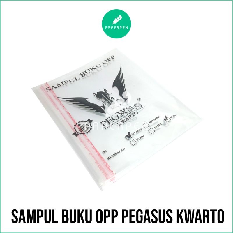 

[MS] (PAK) SAMPUL BENING KWARTO PEGASUS