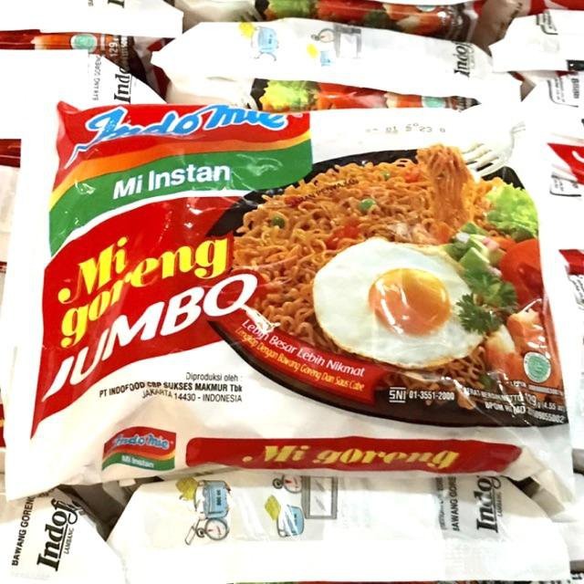 

Indomie Goreng Jumbo 1 Bungkus 129g 129gr 129 g gr - Grosir Dus