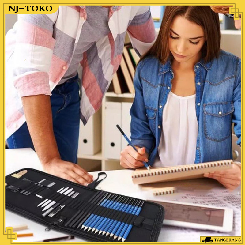 

1Set Pensil Pisau Penghapus Dan Pensil Gambar Tahan Lama Keperluan Sekolah Pencil Set