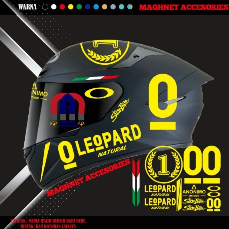 

STIKER LEOPARD FULLSET REAL