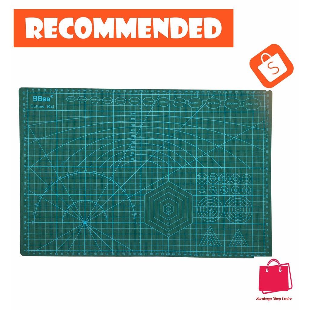 

KODAI Matras Potong Kertas A3 A4 Cutting Mat Alas Potong Presisi Untuk Crafting DIY