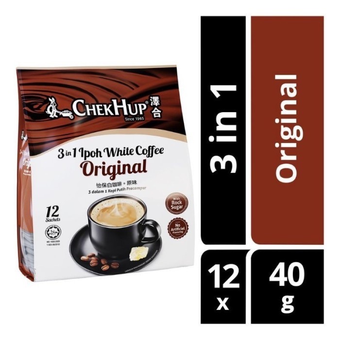 

[[Promo]]Best Chek hup 3in1 ipoh white coffee/kopi check hup 3in1 BPOM