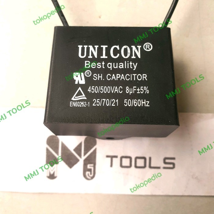 Kapasitor Kotak 8uf - Capasitor kabel 8uf - Kapasitor kabel 8uf