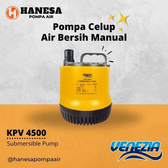 Venezia KPV 4500 Pompa Celup Air Bersih