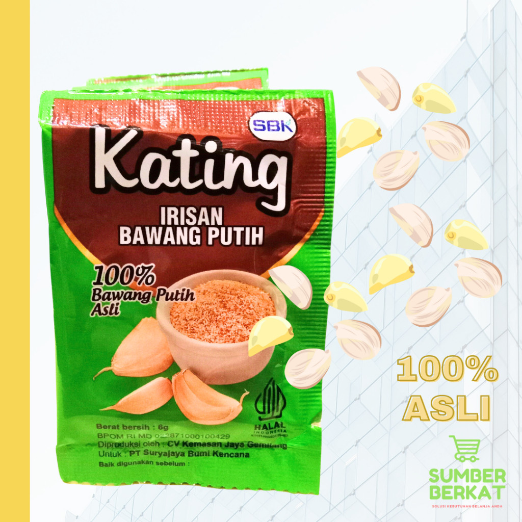 

Kating Irisan Bawang Putih Kering