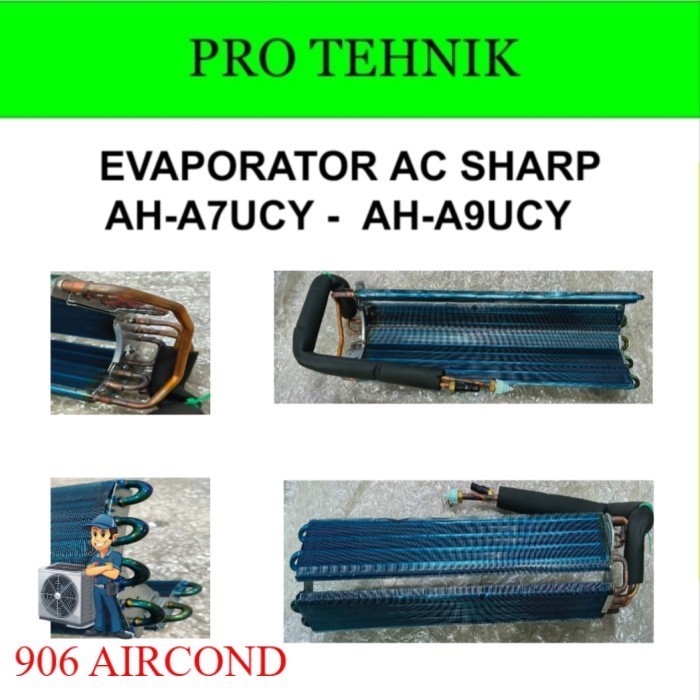 SPAREPART EVAPORATOR AC SHARP AH-A7UCY AH-A9UCY 3/4PK - 1PK