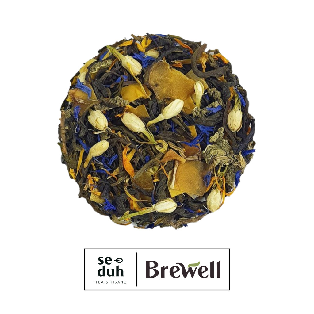 

MANGO PARADISE Tea Blend - Jasmine Green Tea with Mango and Flowers - 250 gram