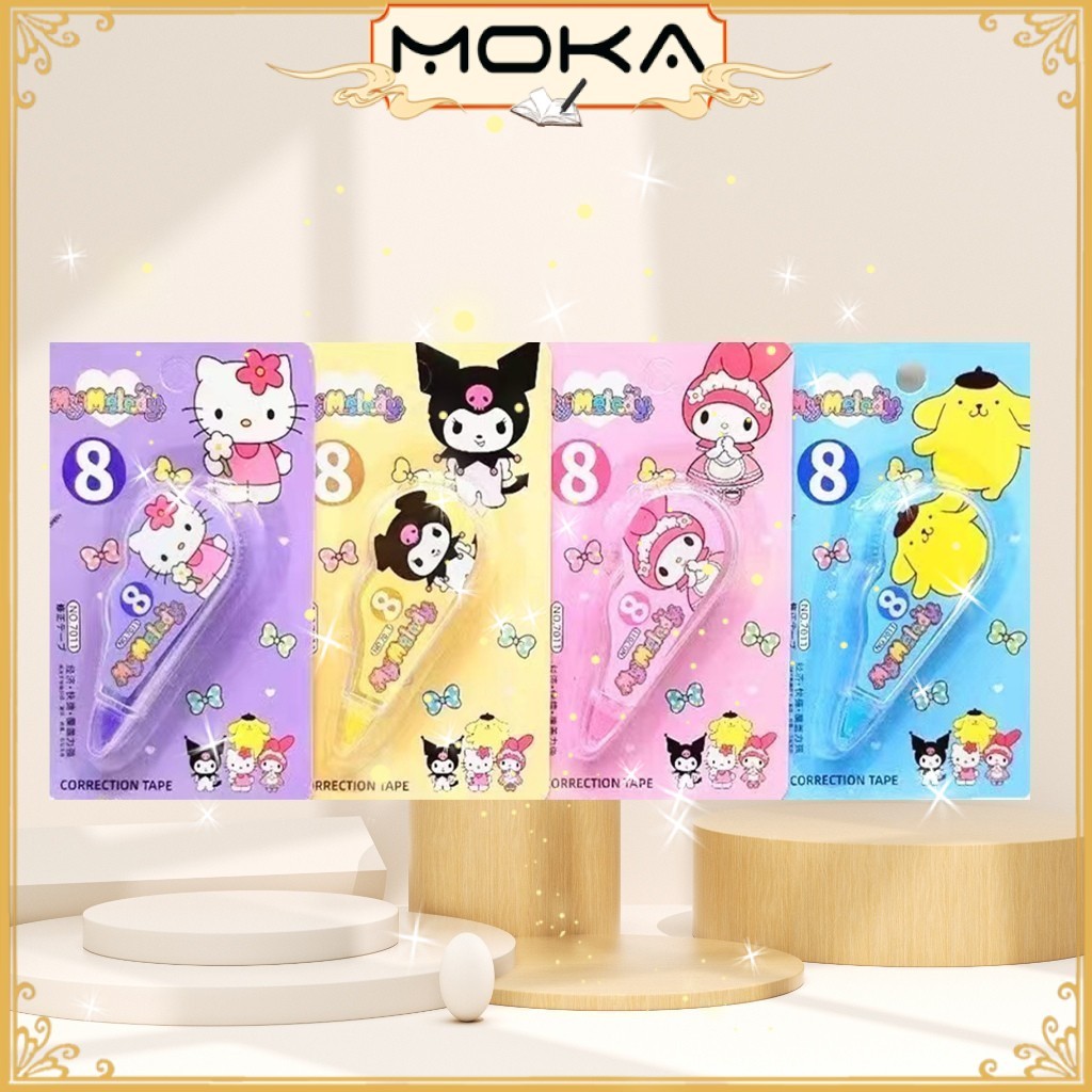 

MOKA TIP-EX MOTIF KARAKTER KARTUN KAWAI / CORECCTION TAPE MINI MKTIPEX