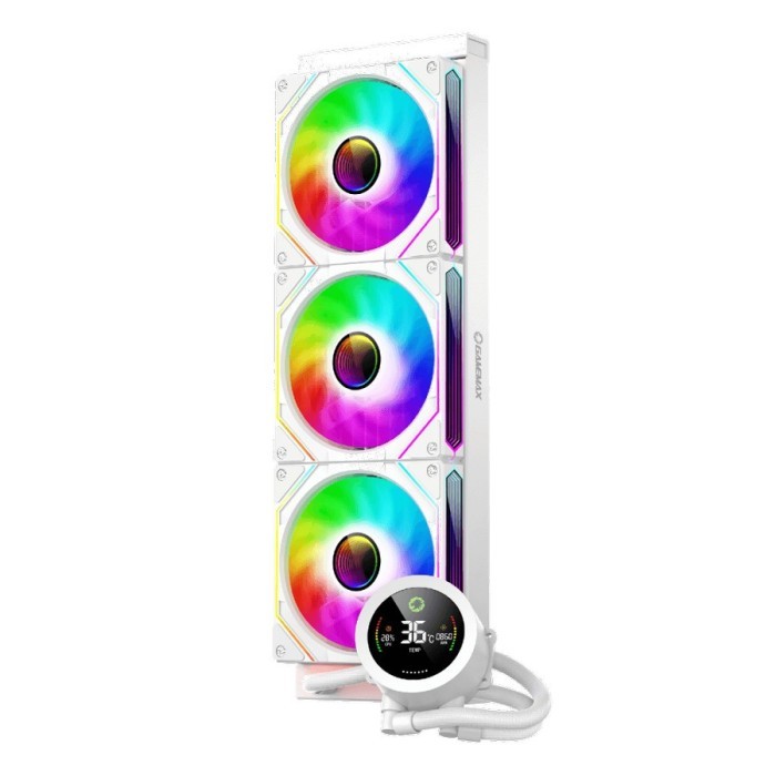 GAMEMAX Iceberg 360 Digital ARGB 360mm - All in One Liquid Cooler - White