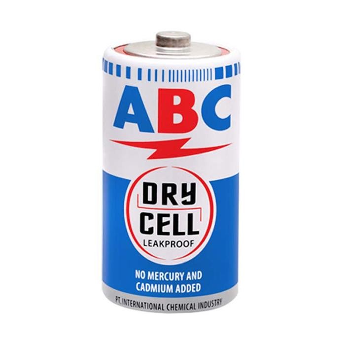 PART & TOOL Batu Batre Baterai Battery ABC Ukuran Sedang Tanggung R14C R14 Biru 1.5V untuk