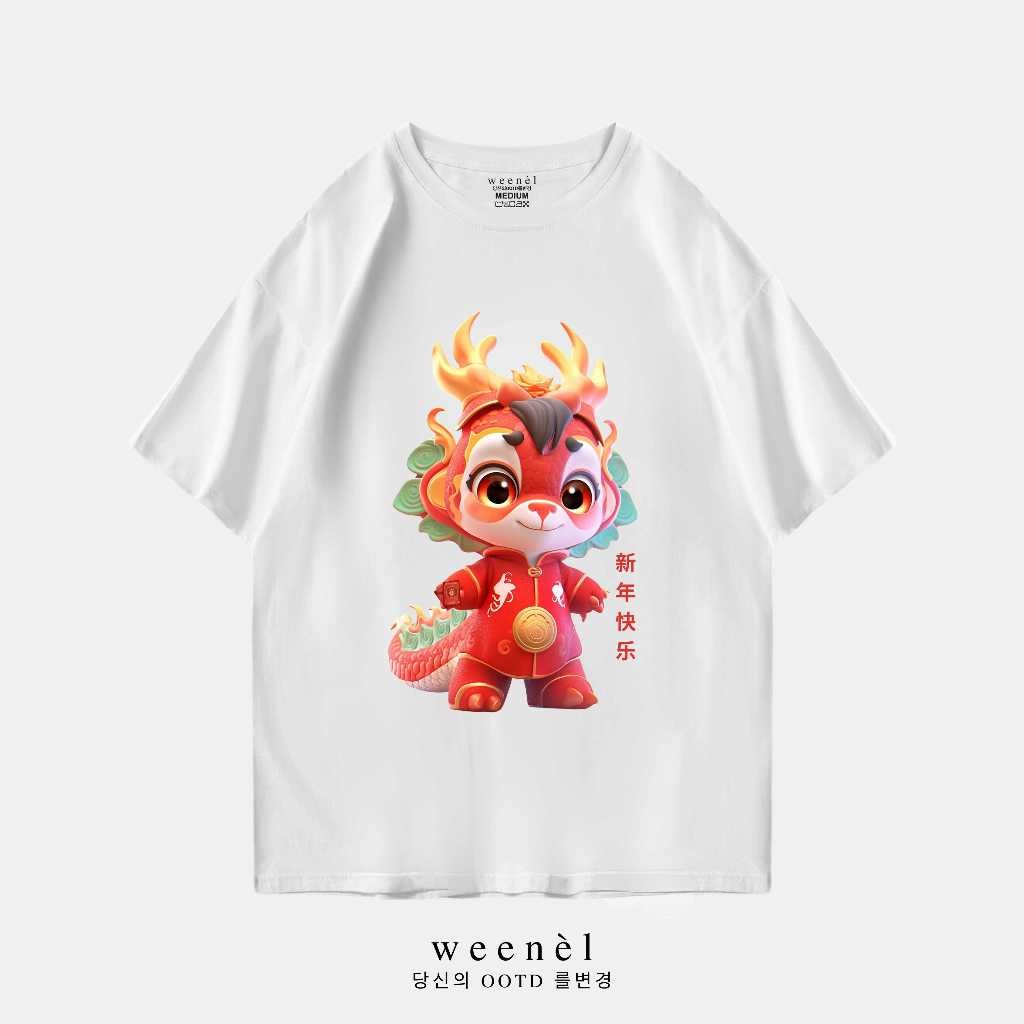 Weenel T-Shirt Oversize Dragon CNY