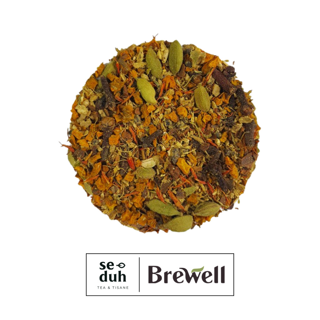

TURMERIC CHAI Tisane Blend - Turmeric with Ginger, Cardamom and others - 50 gram