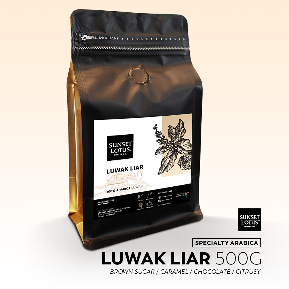 

Sunset Lotus Specialty Arabika Luwak Liar 500g