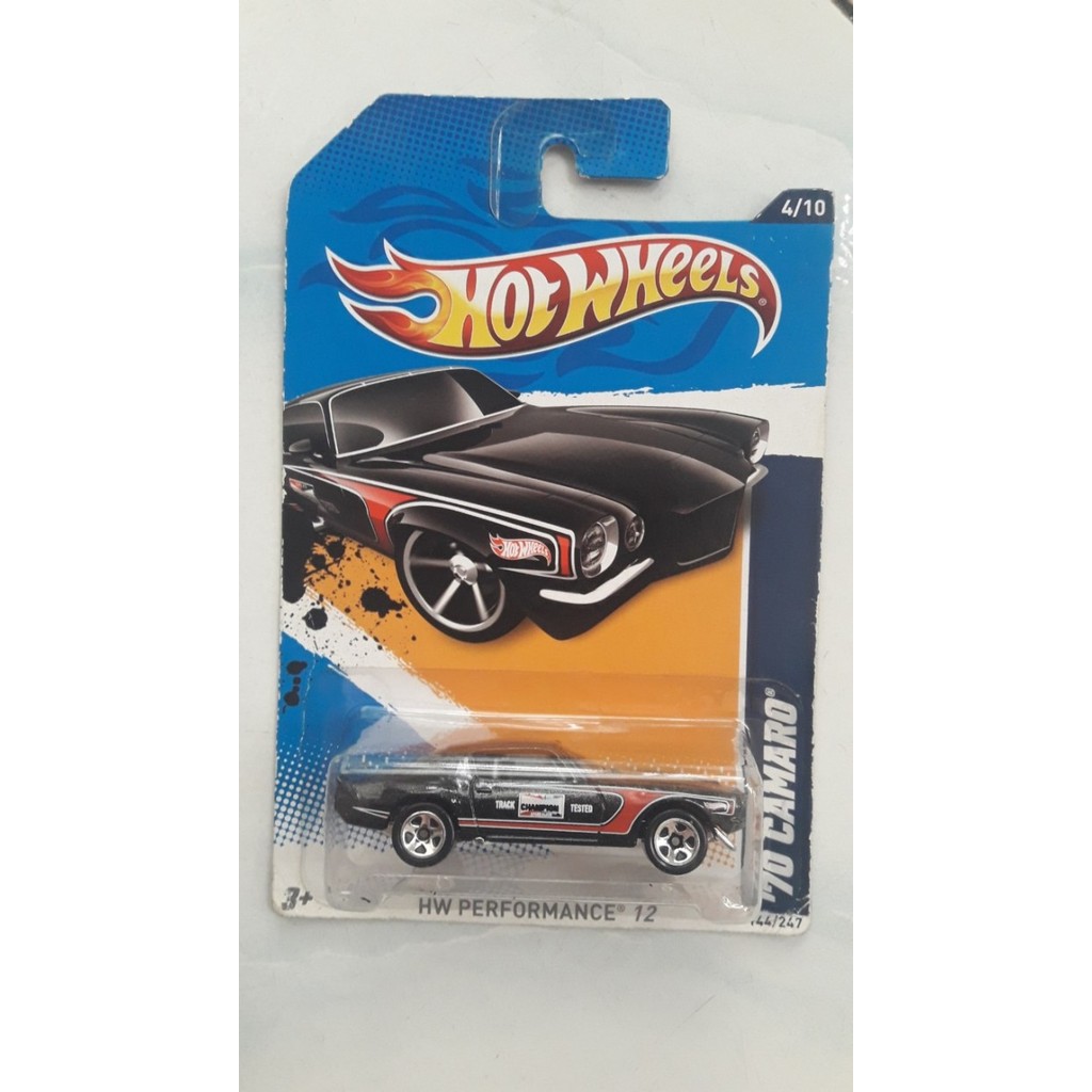 HOTWHEELS HOT WHEELS - '70 CAMARO / HW PERFORMANCE 12 ORIGINAL DIECAST