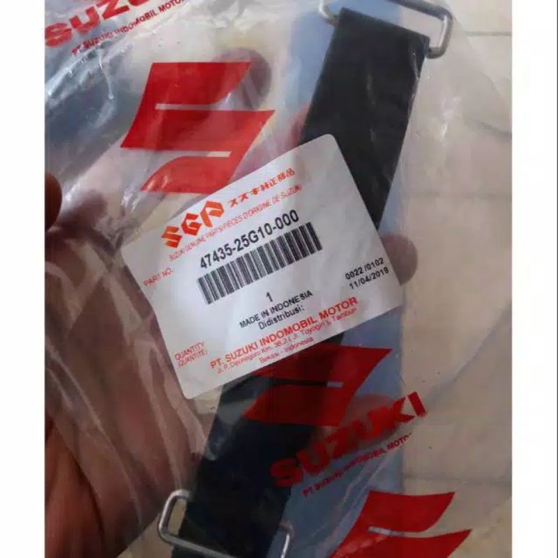 ZULAIKHANUGROHOSHOP KARET ACCU SABUK KARET AKI SATRIA FU150 SHOGUN SMASH SPIN ORI SGP
