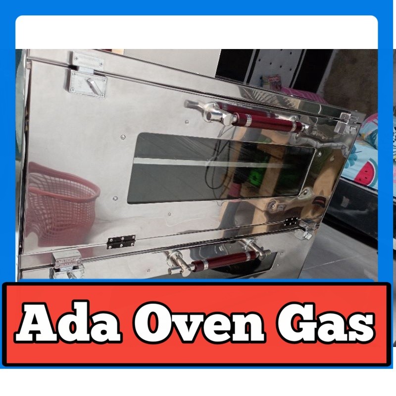 Oven Gas Manual Bahan Stainless Tebal ukuran 90 *55