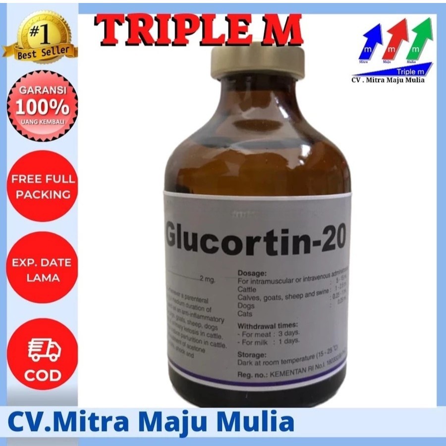 Pawscare Id Glucortin 20 Vol 50 Ml Gesik Iinflamasi Ipiretik Sapi Dll