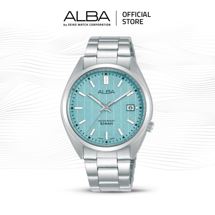 "SKY.LD" -   PASTI READY Jam Tangan Stainless Wanita Silver Alba AG8M37 Quartz AG8M37X1