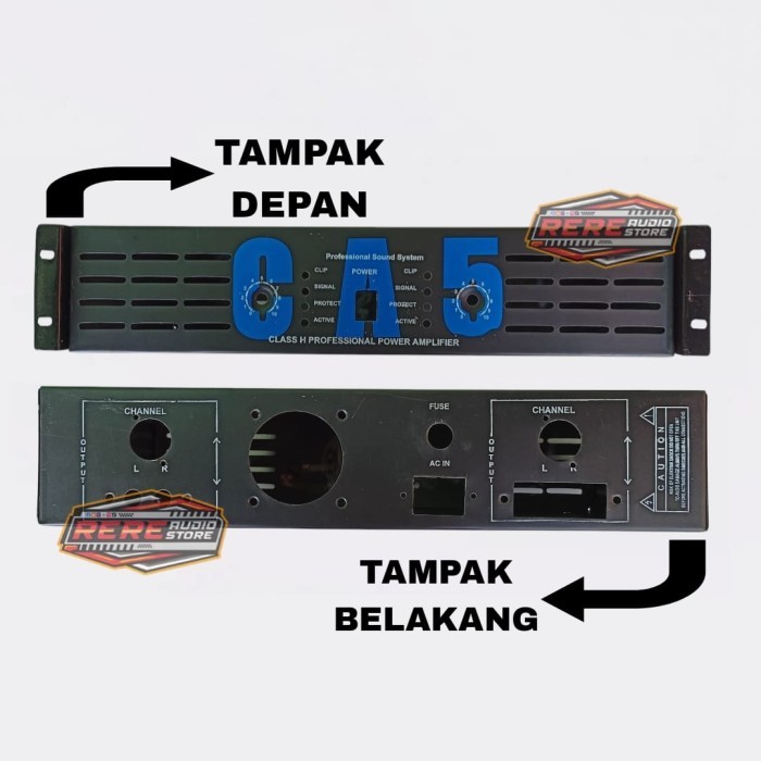 Box Power CA-5 2Channel / Bok Power Sound System CA5 2 Chanel Bahan Plat Besi