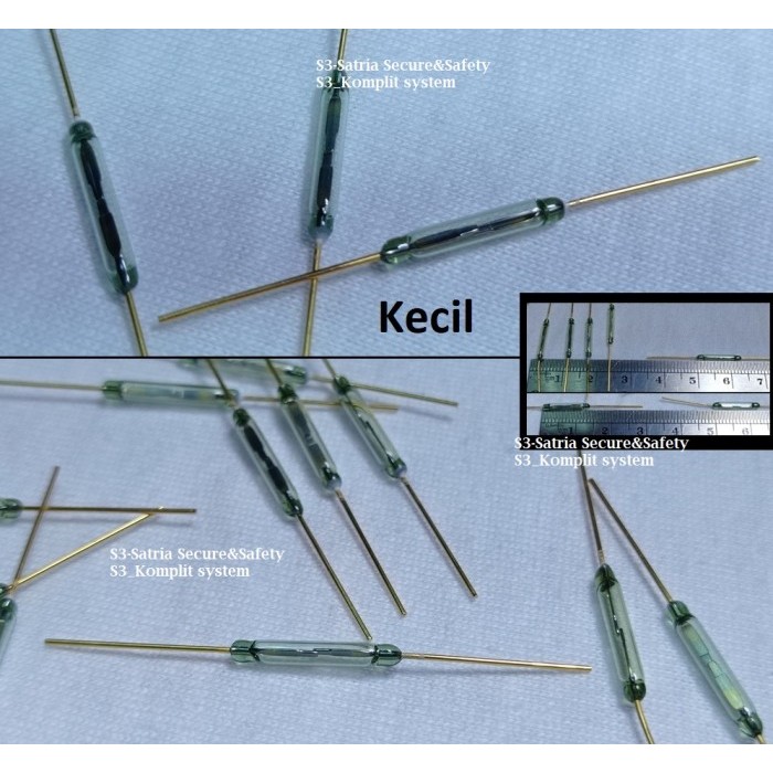 reed switch gold kecil magnet Sensor red Saklar magnetron Magnetic