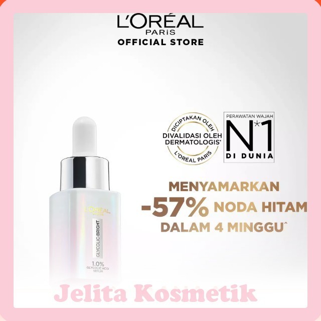 LOREAL GLYCOLIC BRIGHT SERUM 15ML original