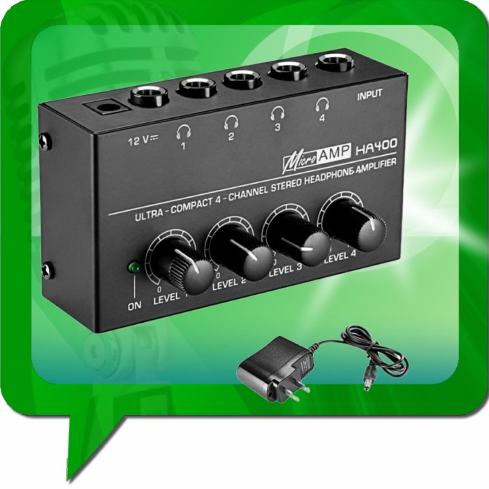 promo  -Headphone amplifier 4 channel HA 400