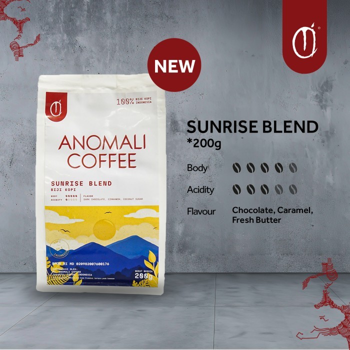 

Anomali Coffee Biji Kopi Sunrise Blend - FINE/HALUS