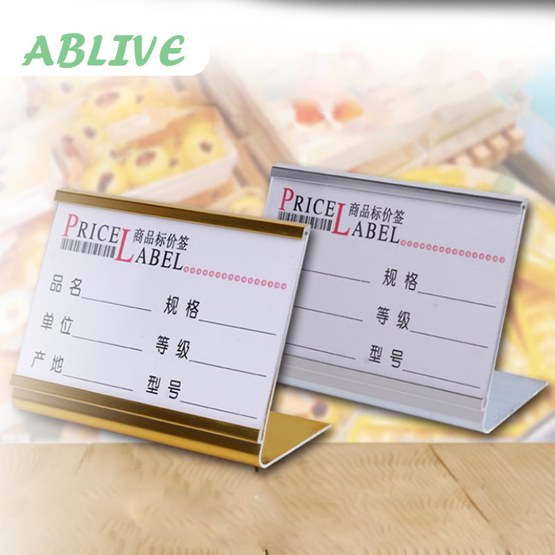 

Papan Nama Ruangan Sliding Aluminum Name Plate Holder Papan Nama Di Meja Holder Kartu Nama