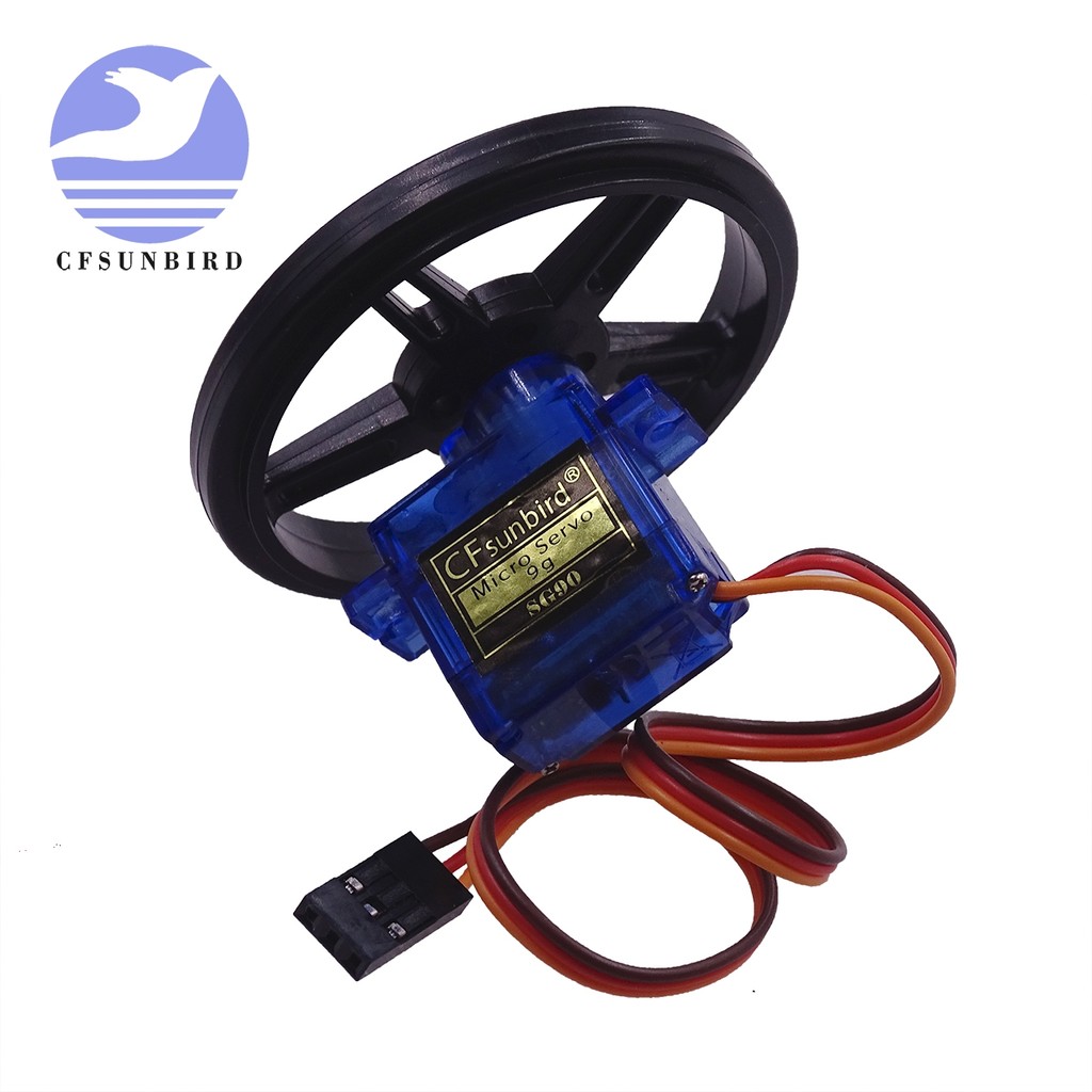 FS90R SG90 Micro Servo, 360 Degree Continuous Rotation Mini RC Servo Motor / Wheel  / ESC Servo Test