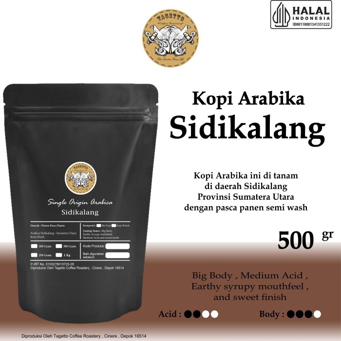 

GK KOPI ARABIKA SIDIKALANG 500GR BIJI / BUBUK | SPECIALTY ARABICA COFFEE - MEDIUM ROAST, BIJI KOPI
