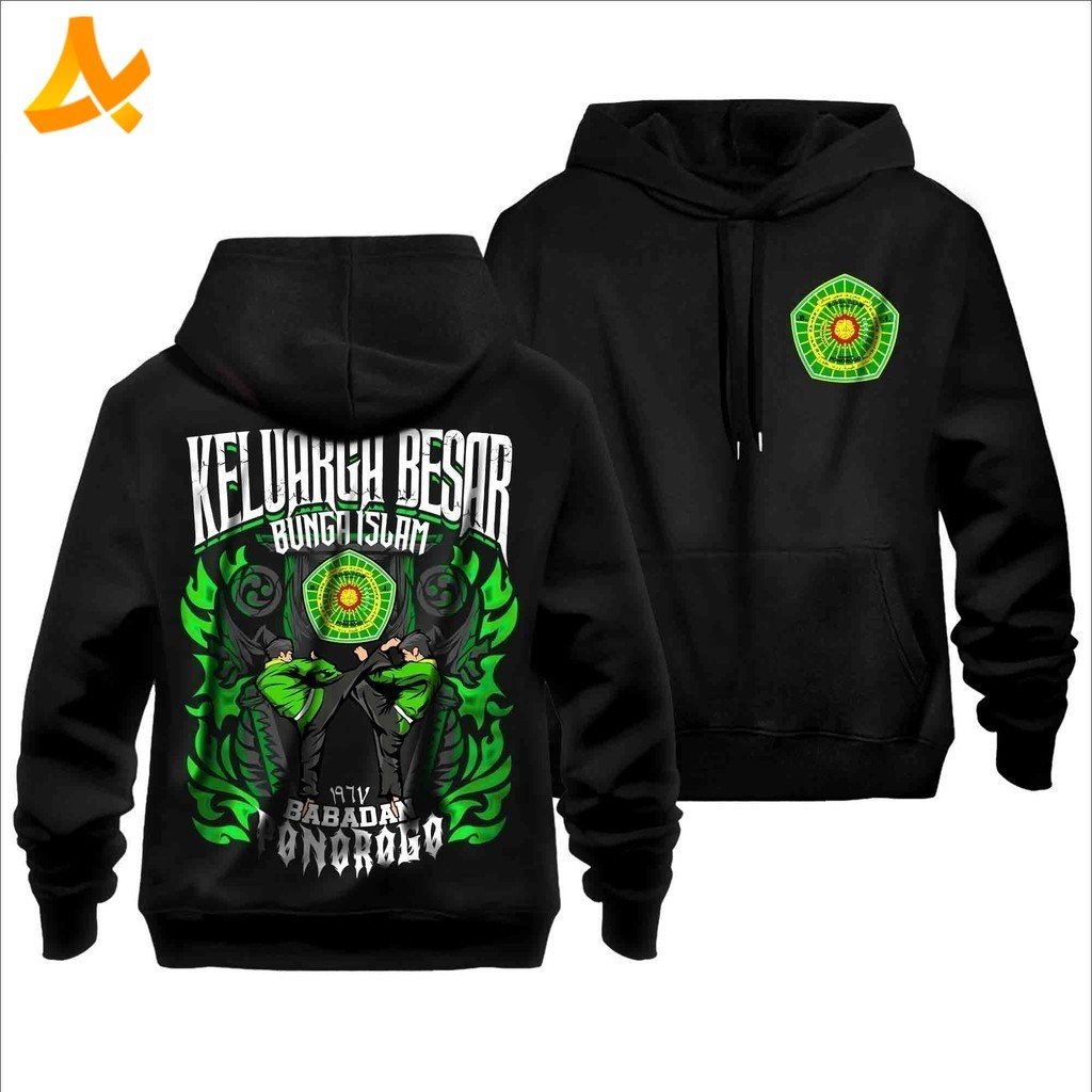 Jaket Hoodie PSBI 131 Ponorogo Fighter BUNGA ISLAM 1967 Babadan - SABLON PREMIUM Distro Kaos BI 131