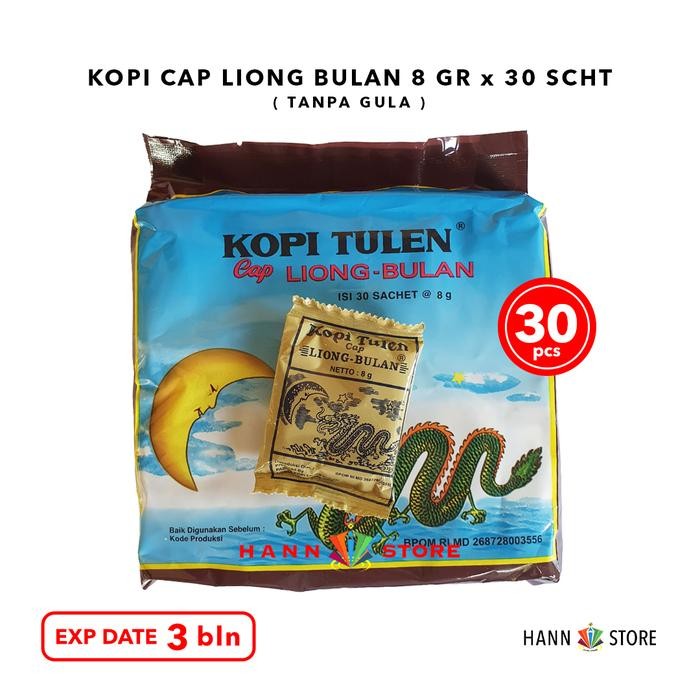 

Kopi Liong Bulan - Liong Mini - Tanpa Gula isi 30 Sachet @8gram - Kopi Legend Bogor