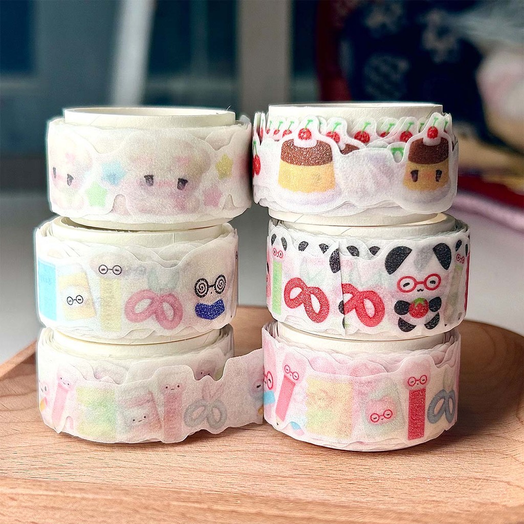 

Cute Animal Modeling Style Washi Tape Kawaii Deco Scrapbooking Materials DIY Arts Crafts Album Journal Planner