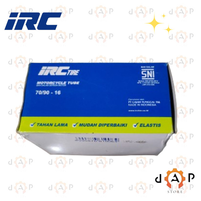 BAN Ban Dalam IRC 70/90-16 Motor Nouvo Skywave Skydrive Ring 16